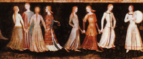image shows several dancers