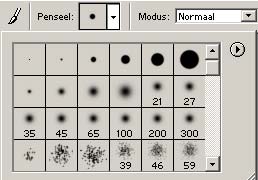 kies penseel